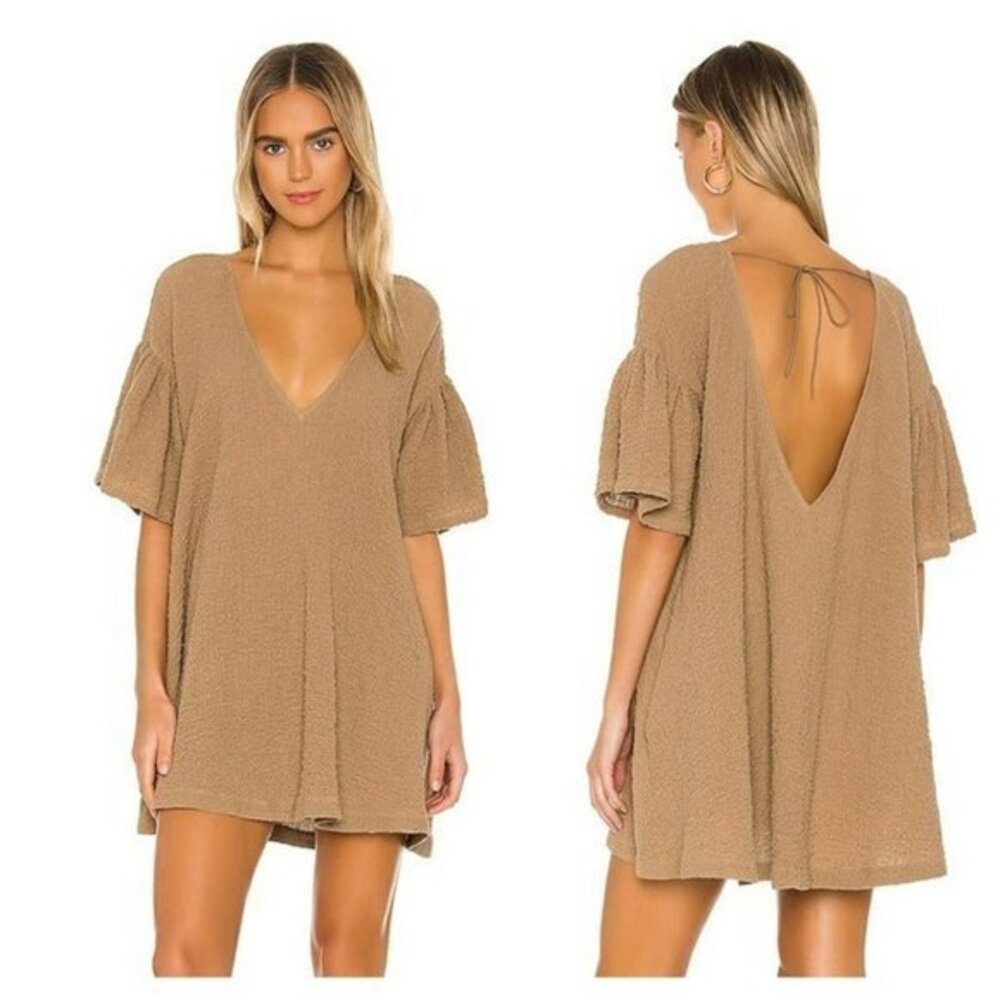 L'Academie The Marva Mini Dress - Coco Brown